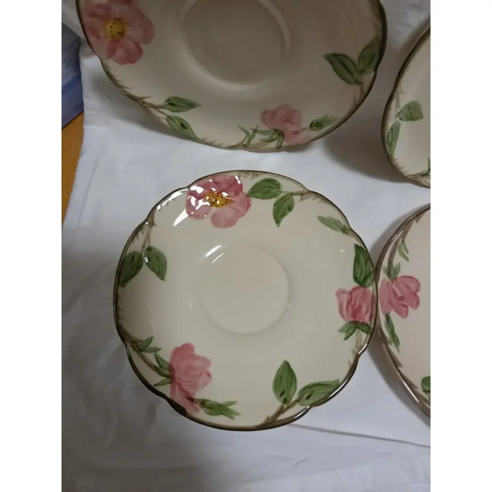 Vintage Set of 4 Franciscan Desert Rose 5.5